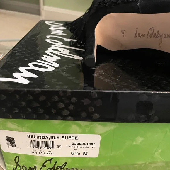 NIB Sam Edelman size 6 1/2 Suede boots - Picture 4 of 6